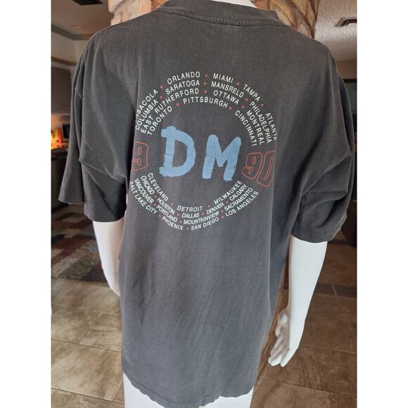 Depeche Mode World Violation Tour 1990 Vintage Band T-Shirt XL Black Tee - Picture 7 of 8